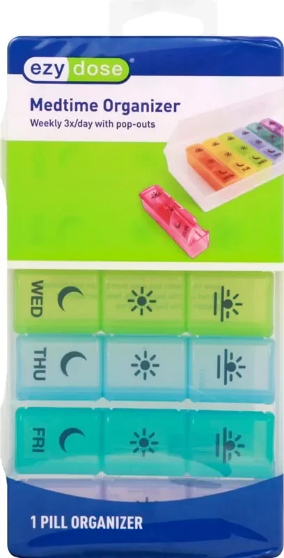 Ezy Dose 3X A Day Pill Planner