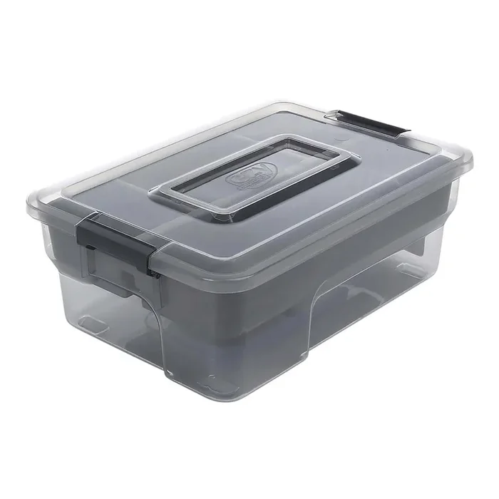 EZY Storage Sort It W/9 Cups/INSRT Tray – Grey