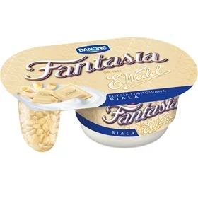 FANTASIA WEISSER CREME-JOGURT MIT WEIßEN SCHOKOLADENSTÜCKEN 103 G 12 STÜCK
