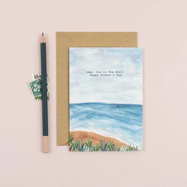 Father’s Day Beach Card