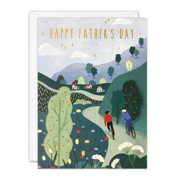 Father’s Day Cycling Sunbeams Card