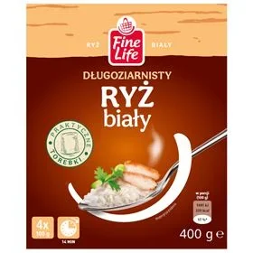 FINE LIFE LANGKORN-WEIßER REIS 400 G 6 STÜCK