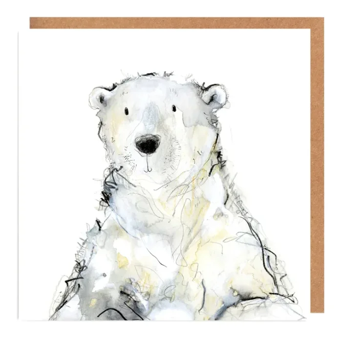 Five Bears Polar Bear ‘Stuck Bear’ Card