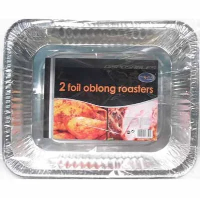 Foil Oblong Roasters 2 Pack