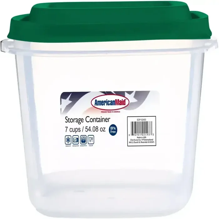 Food Storage Square Plastic 1.6 L