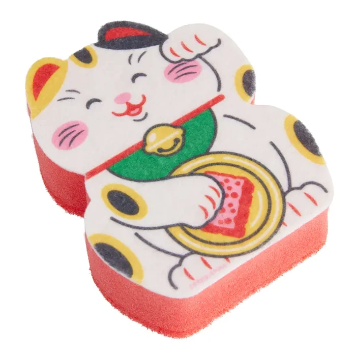Fred Feline Lucky Cat Sponge