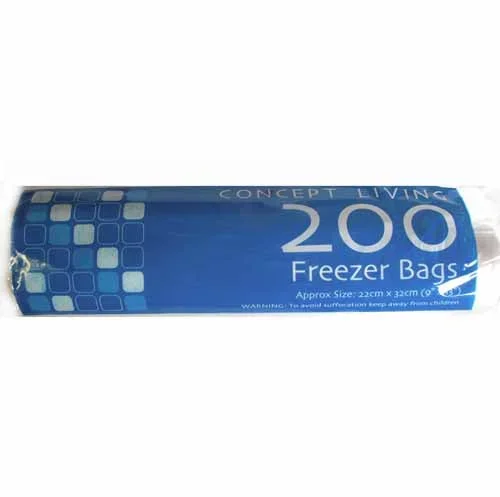 Freezer Bags 9×13″ 200 Roll Pack