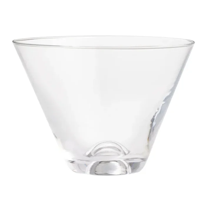 Fritz Crystal Stemless Martini Glass