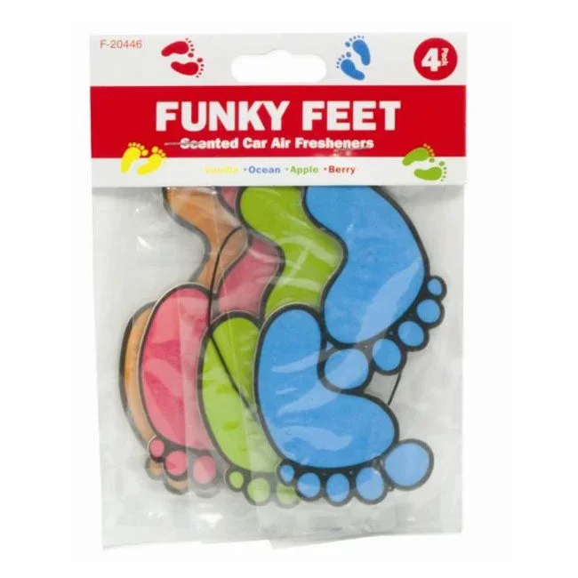 Funky Feet Air Freshener 4 pack