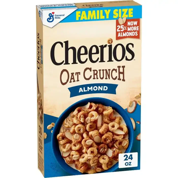 General Mills Cheerios Oat Crunch Almond Cereal – 24oz