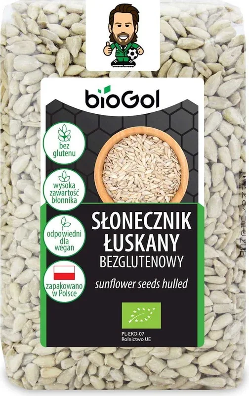 Geschälte Sonnenblumenkerne glutenfrei BIO 350 g – BIOGOL