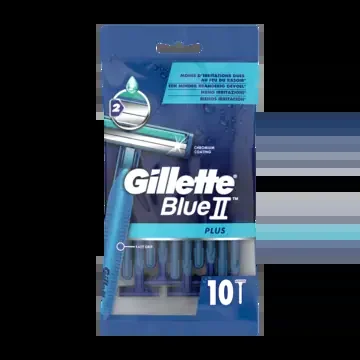 Gillette Blue 2 plus disposable razor blades for men