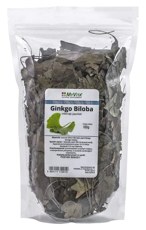 Ginkgo biloba 100g (japanischer Ginkgo) – MYVITA