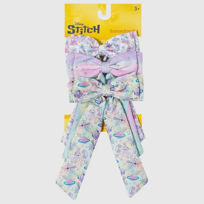 Girls‘ Lilo & Stitch 3pk Hair Bow Twister Set
