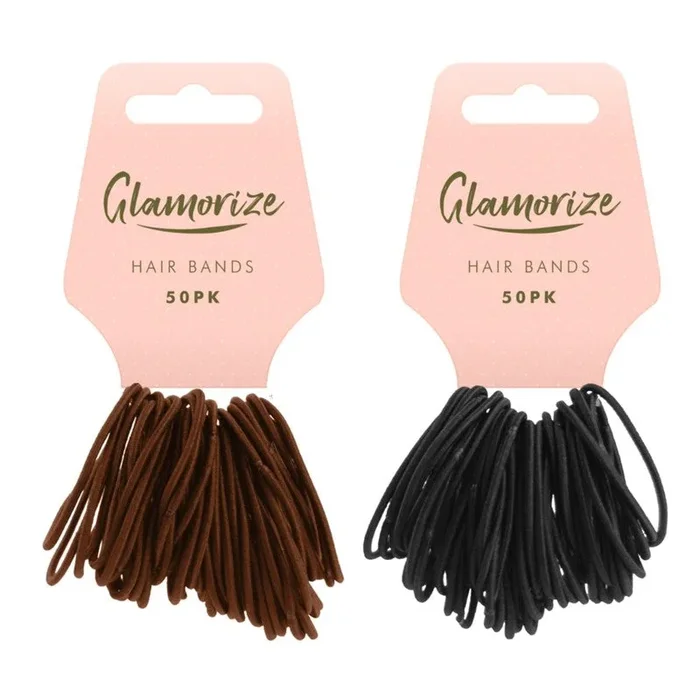 Glamorize Hair Bands 50 Pack