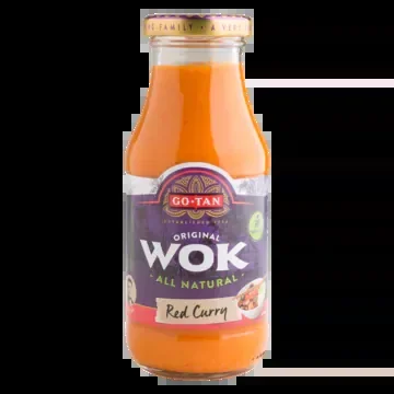 Go-Tan Red curry wok sauce all natural