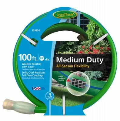 Green Thumb All-Weather Garden Hose Medium-Duty
