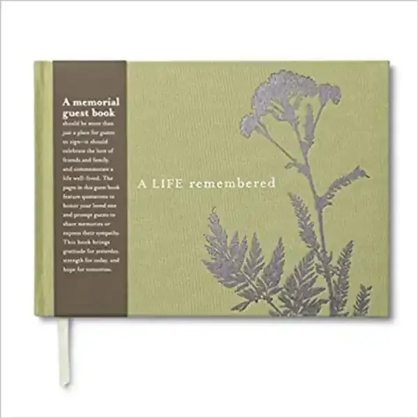 GUEST BOOK A LIFE REMEMBERED