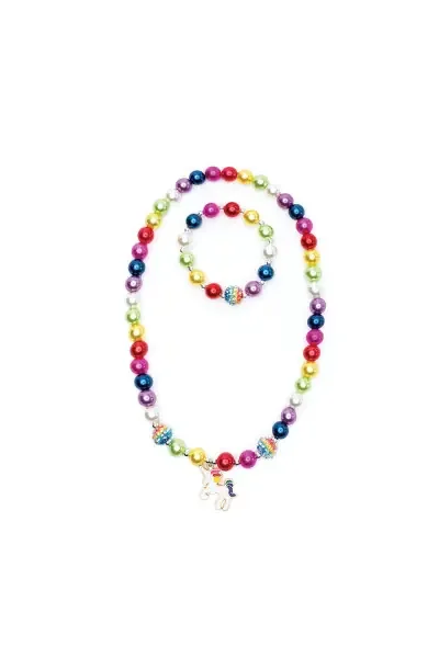 GUMBALL NECKLACE & BRACELET 2PC