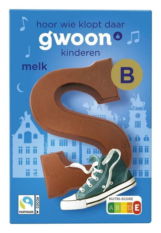 Gwoon Chocoladeletter Melk B