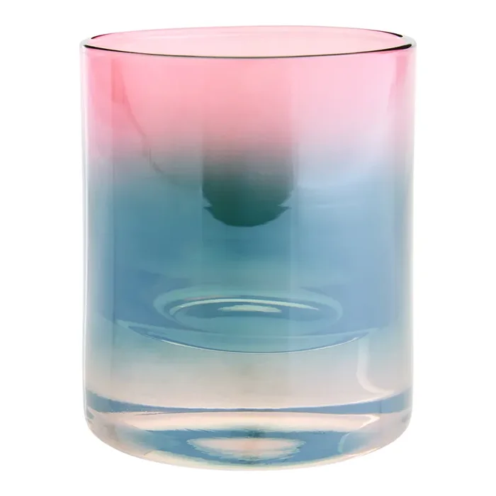 Gwyn Burgundy and Green Ombre Double Old Fashioned Glass