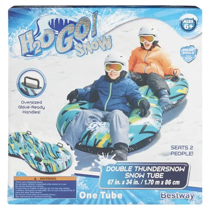 H20GO!67″ x 34″/1.70m x 86cm Double Thundersnow Snow Tube