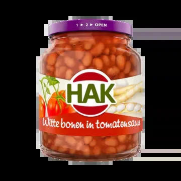 Hak White beans in tomato sauce
