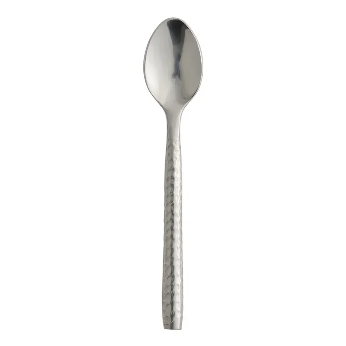 Hammered Stainless Steel Cocktail Spoon Set of 4