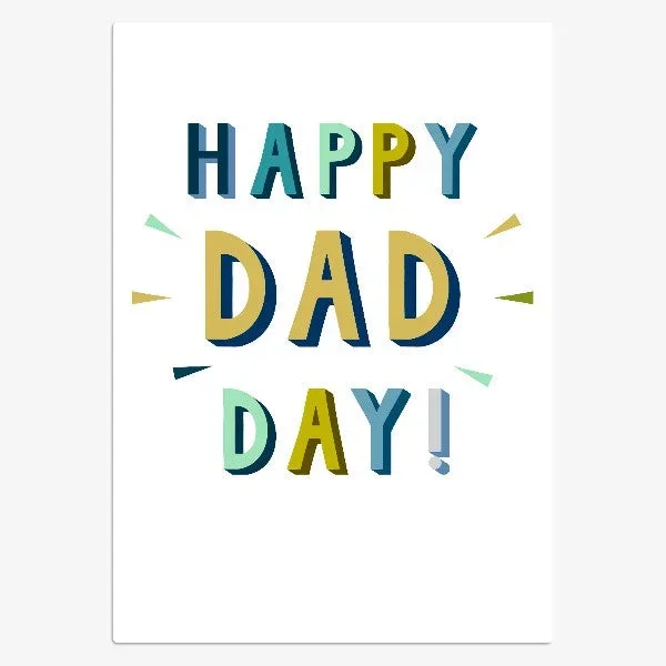 Happy Dad Day Father’s Day Card