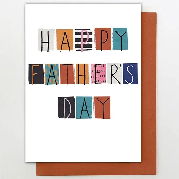Happy Fathers Day Text Card