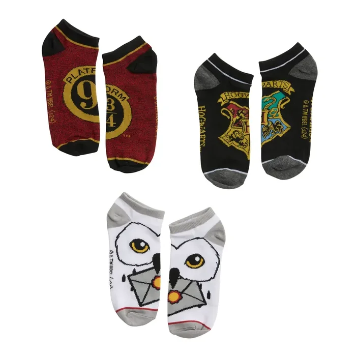 Harry Potter Ankle Socks 3 Pack