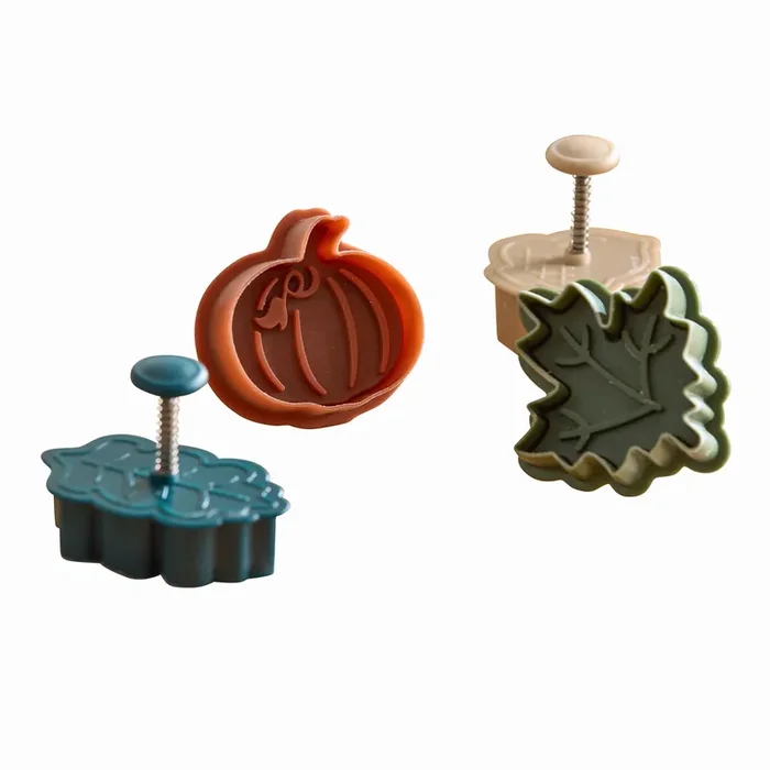 Harvest Icons Plunger Dough Cutters 4 Piece Set
