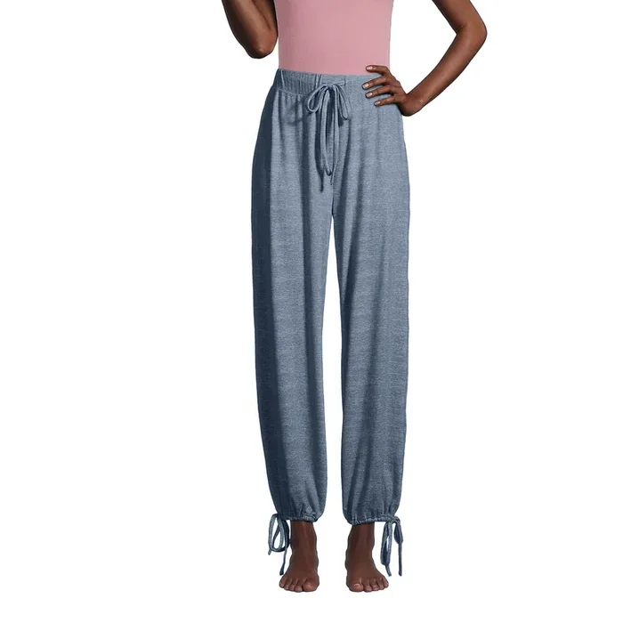 Heathered Blue Knit Lounge Pants