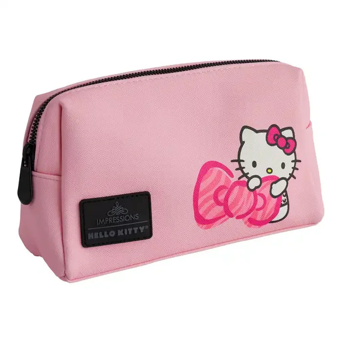 Hello Kitty Faux Leather Makeup Bag