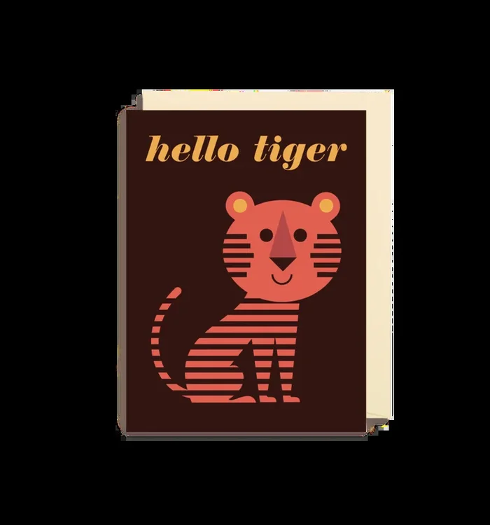 Hello Tiger Mini Card
