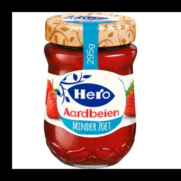 Hero Less sweet strawberry marmalade