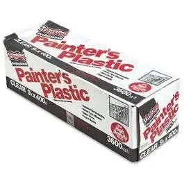 High-Density Pro Painter‘s Plastic Film, 9 x 400-Ft.