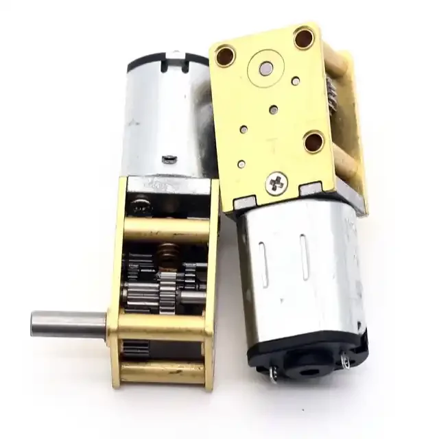 High Quality Materials 12mm Worm Gear Reduction Motor with 12V 13RPM 1 1168 Ratio