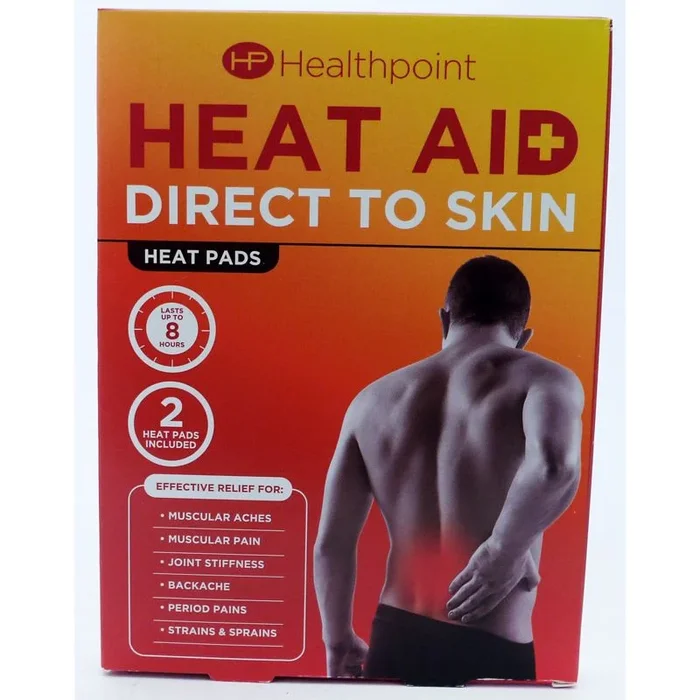 HP Heat Aid Direct To Heat Skin Pads 2 Pack – Case of 12