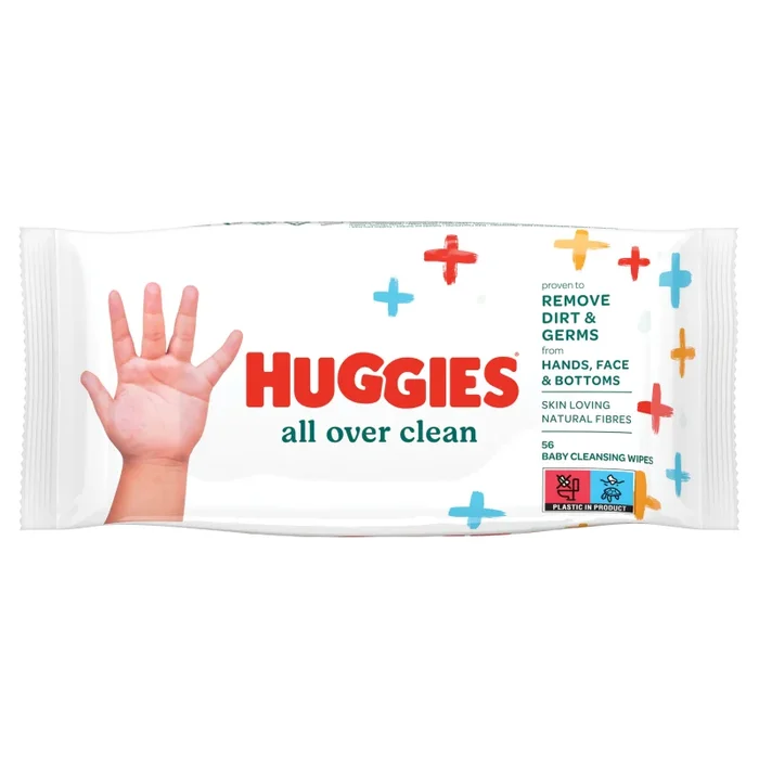 Huggies Baby Wipes All Over Clean 56s – Case of 10