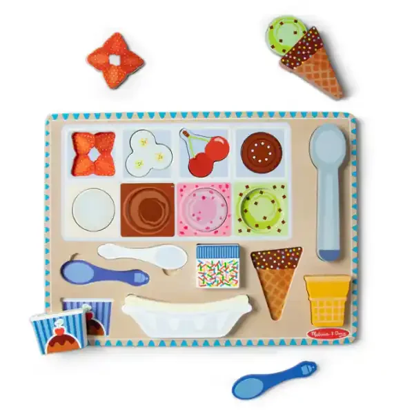 ICE CREAM PUZZLE & PLAY SET