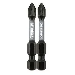 Impact Power Bit, Phillips 2, 2-In., 2-Pk.