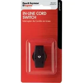 In-Line Cord Switch, Brown