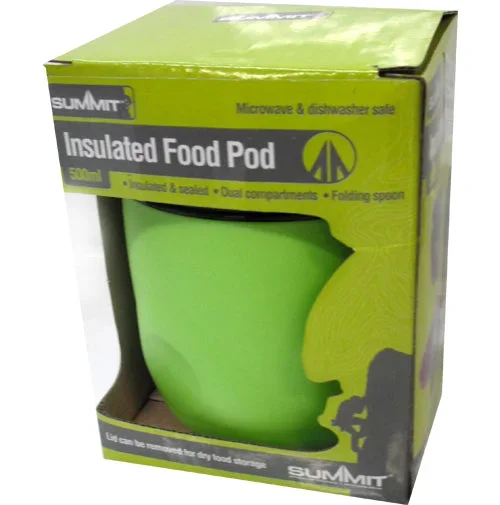 Insulated Food Flask 350ml + 150ml With Spoon