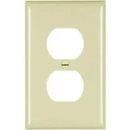Ivory Duplex Nylon Wall Plate