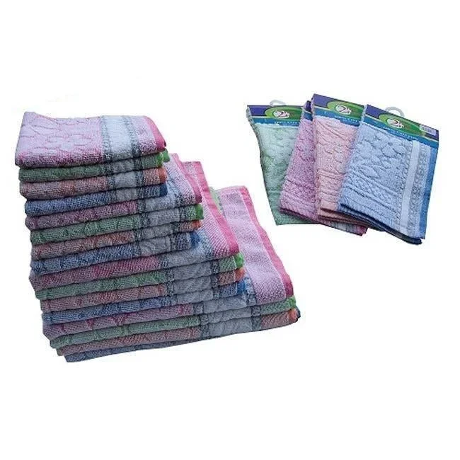 Jaquard Hand Towel Patterned