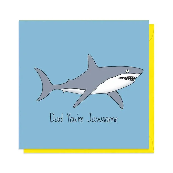 Jawsome Dad Card