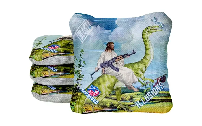 Jesus on Dino w/ AK Illusions (3/8) – ACO Pro Bag.
