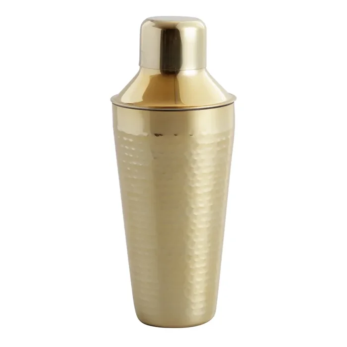 Julian Gold Hammered Cocktail Shaker