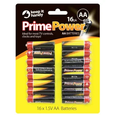 Keep It Handy Prime Power AA Batteries 16 Pack